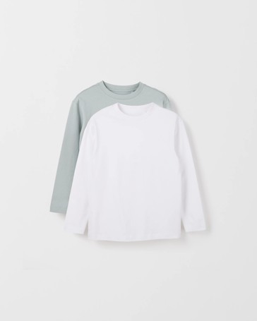 Australian Cotton 2 Pack Long Sleeve T-Shirt