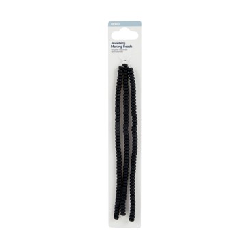 Jewellery Making Beads, Black - Anko