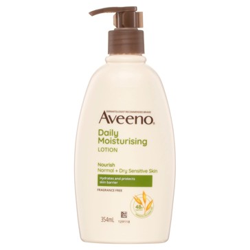 Aveeno Active Naturals Daily Moisturising Body Lotion 354ml - Natural Colloidal Oatmeal