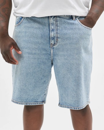 Plus Size Cotton Rich Denim Shorts