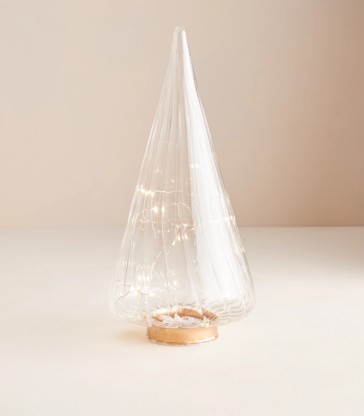 Christmas LED Glass Tree - Large