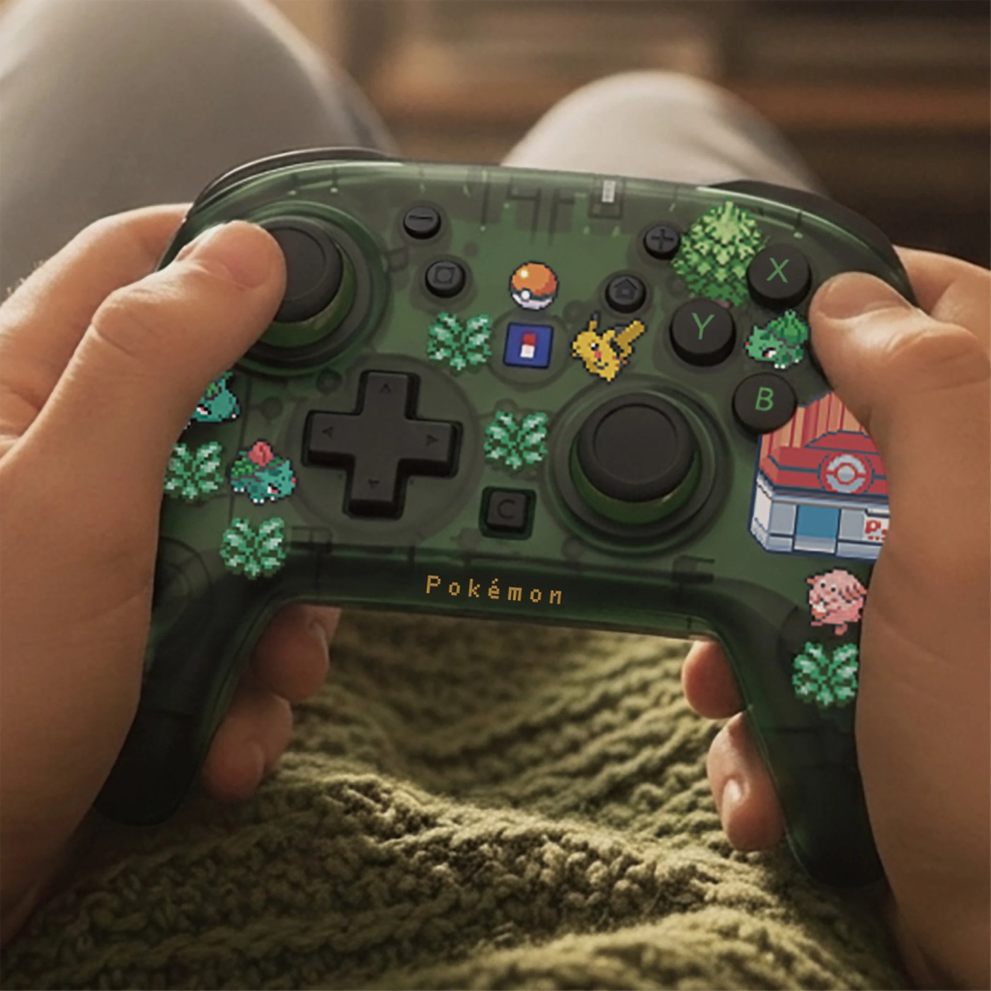 HORI Wireless HORIPAD Turbo Pokemon Pixel Green - Nintendo Switch 2 4 of 4