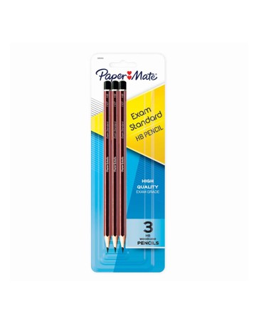 Paper Mate Woodcase HB Pencils - 3 Pack