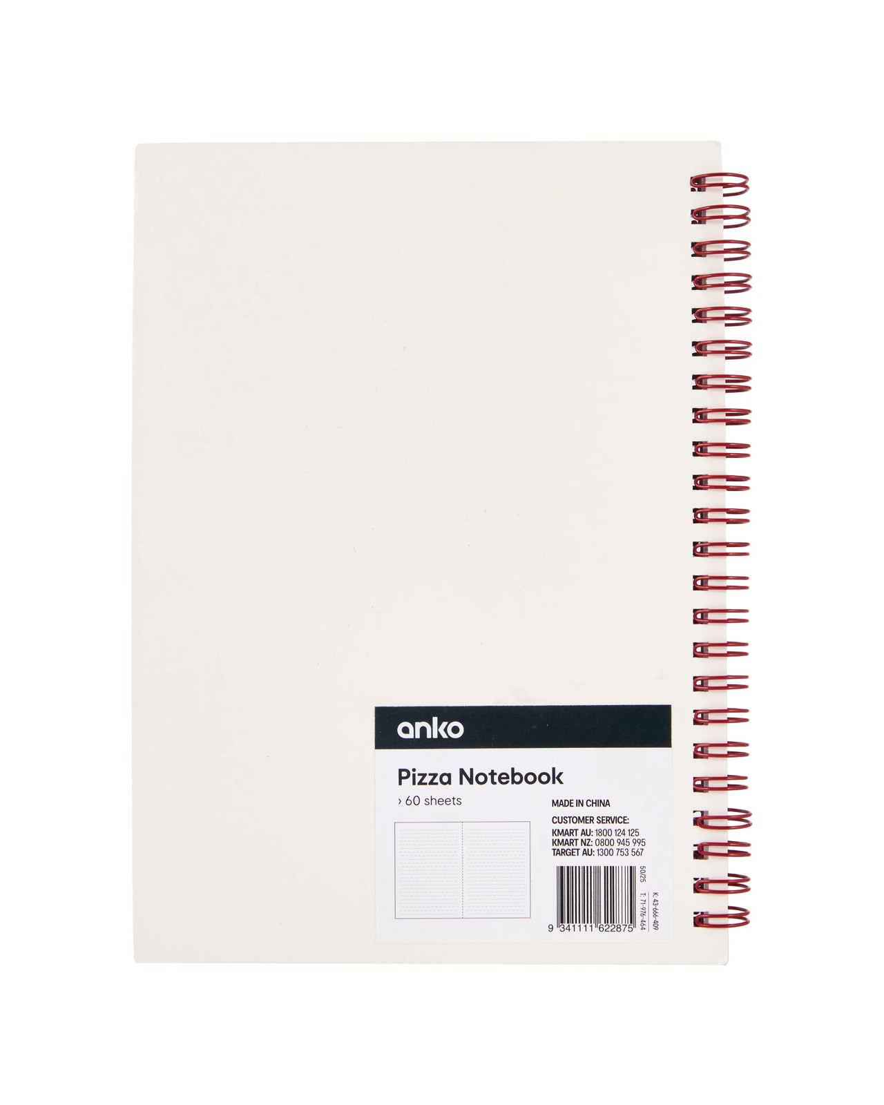 Anko Pizza Notebook 4 of 4
