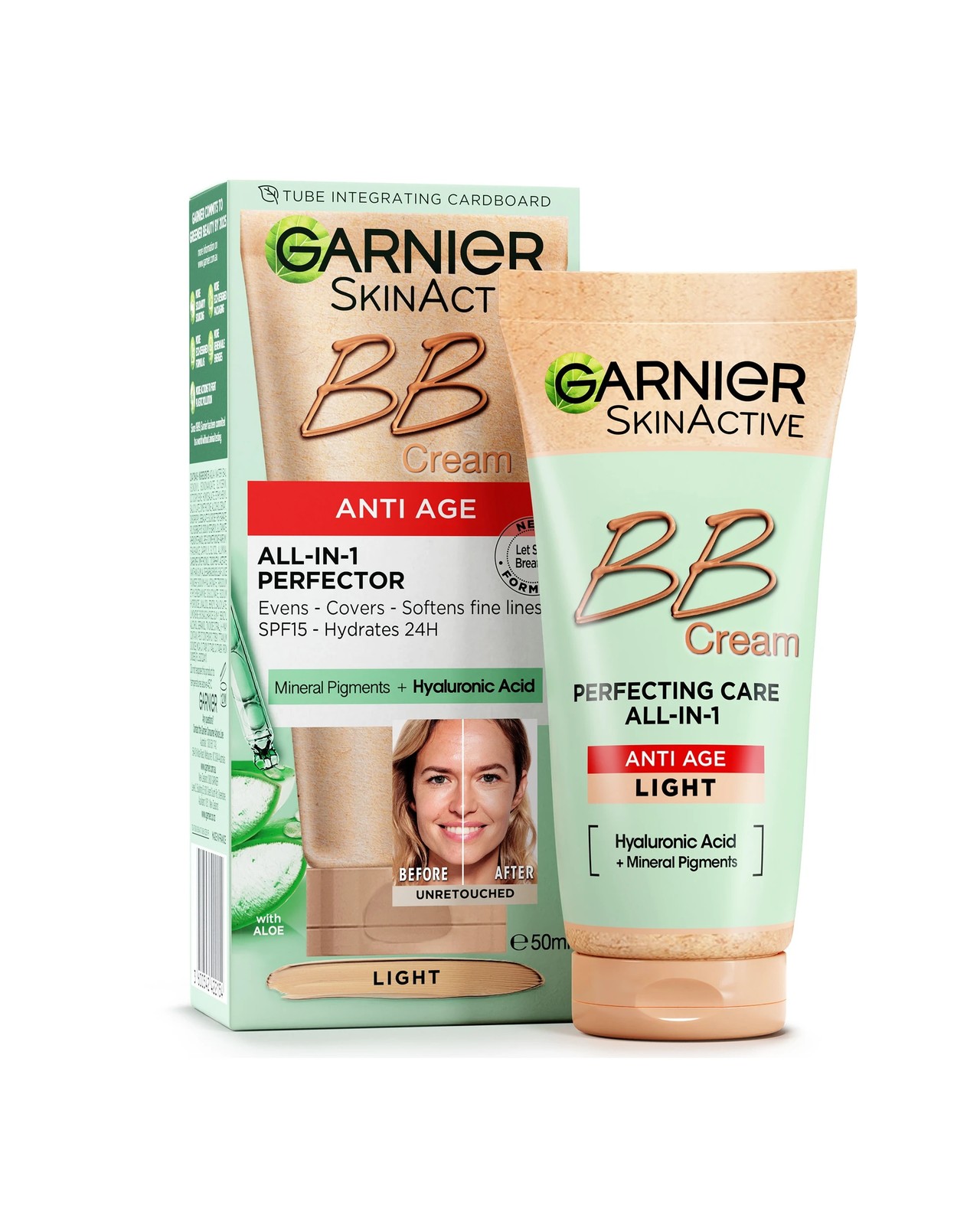 Garnier SkinActive Perfecting Care All-In-One BB Cream Anti Age - Light 2 of 6