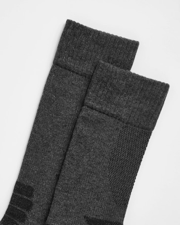 Graphite Bamboo 2 Pack Performance Crew Socks