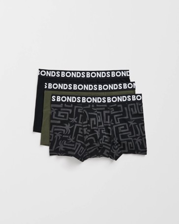 Bonds 3 Pack Everyday Trunks