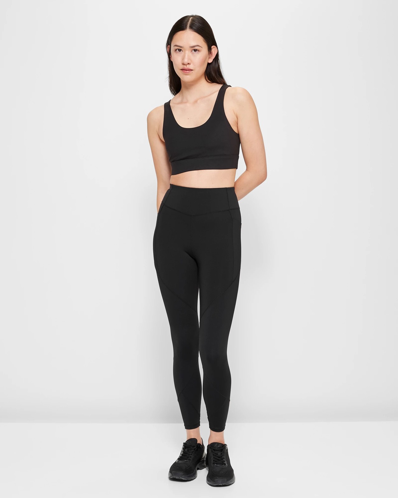 Tights & Leggings Active Infinity Sculpt High Rise 3/4 Length Tights by  Target Active Black 20