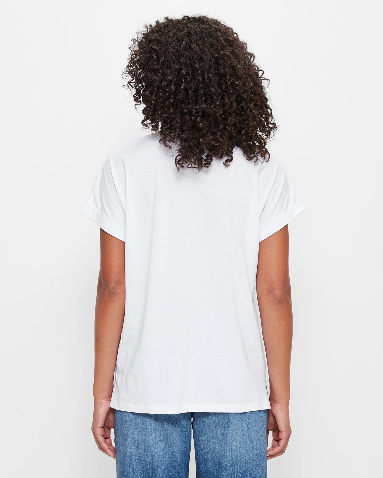 Australian Cotton Slouchy Crew T-Shirt 4 of 5