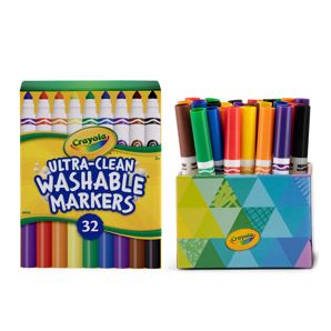 32 Pack Crayola Washable Broadline Markers SharePack product image