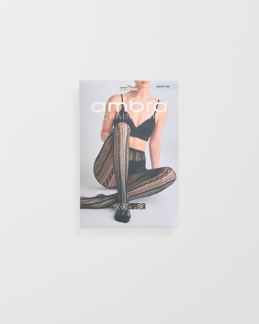 Ambra Chain Link Net Tights