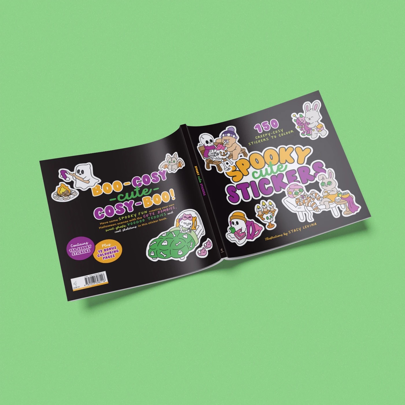 Spooky Cute Stickers by Stacy Levina - Book 2 of 5