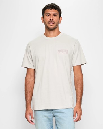 Australian Cotton Breakers Print T-Shirt