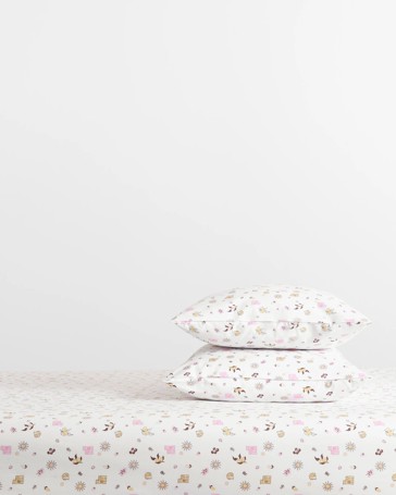 Casa Printed Australian Cotton Mix & Match Fitted Sheet