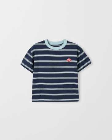 Australian Cotton Oversized Stripe T-Shirt