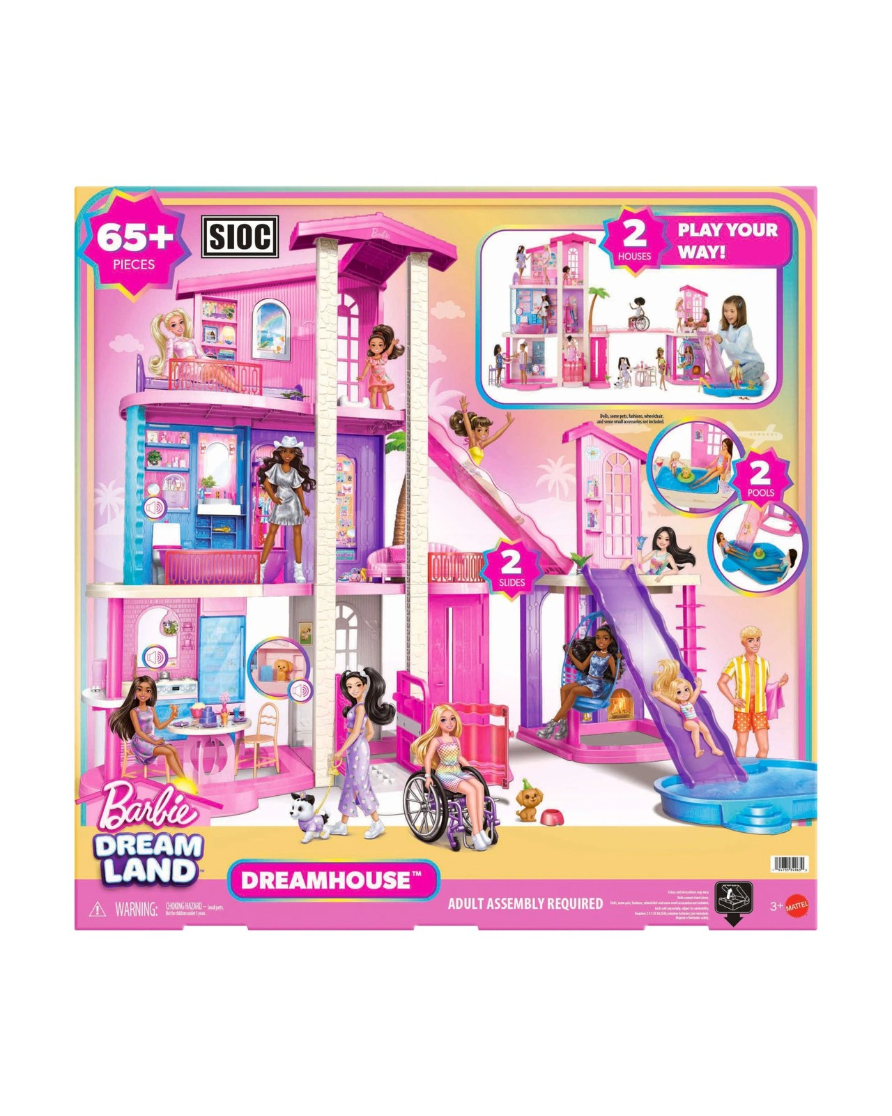 Barbie DreamHouse Dollhouse Playset 2 of 5