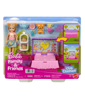 Barbie Family & Friends Club Chelsea Tea Party Picnic Playset