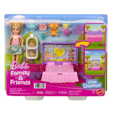 Barbie Family & Friends Club Chelsea Tea Party Picnic Playset