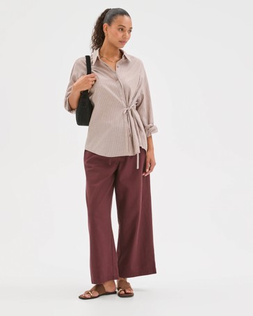 Australian Cotton Textured Cotton Pants
