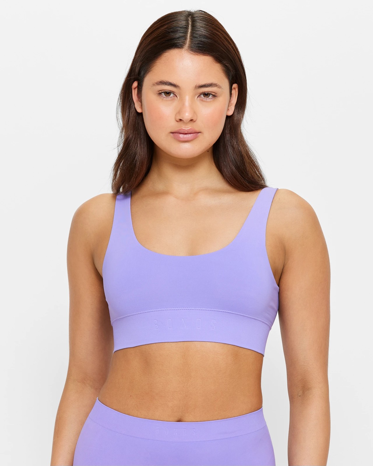 Bonds Bases Seamless Scoop Crop, Womens Crop