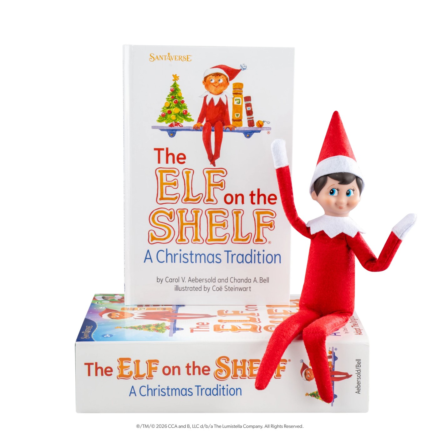 Santaverse The Elf on the Shelf: A Christmas Tradition Boy with Extra Posing Power by Carol V. Aebersold and Chanda A. Bell - Book 5 of 5