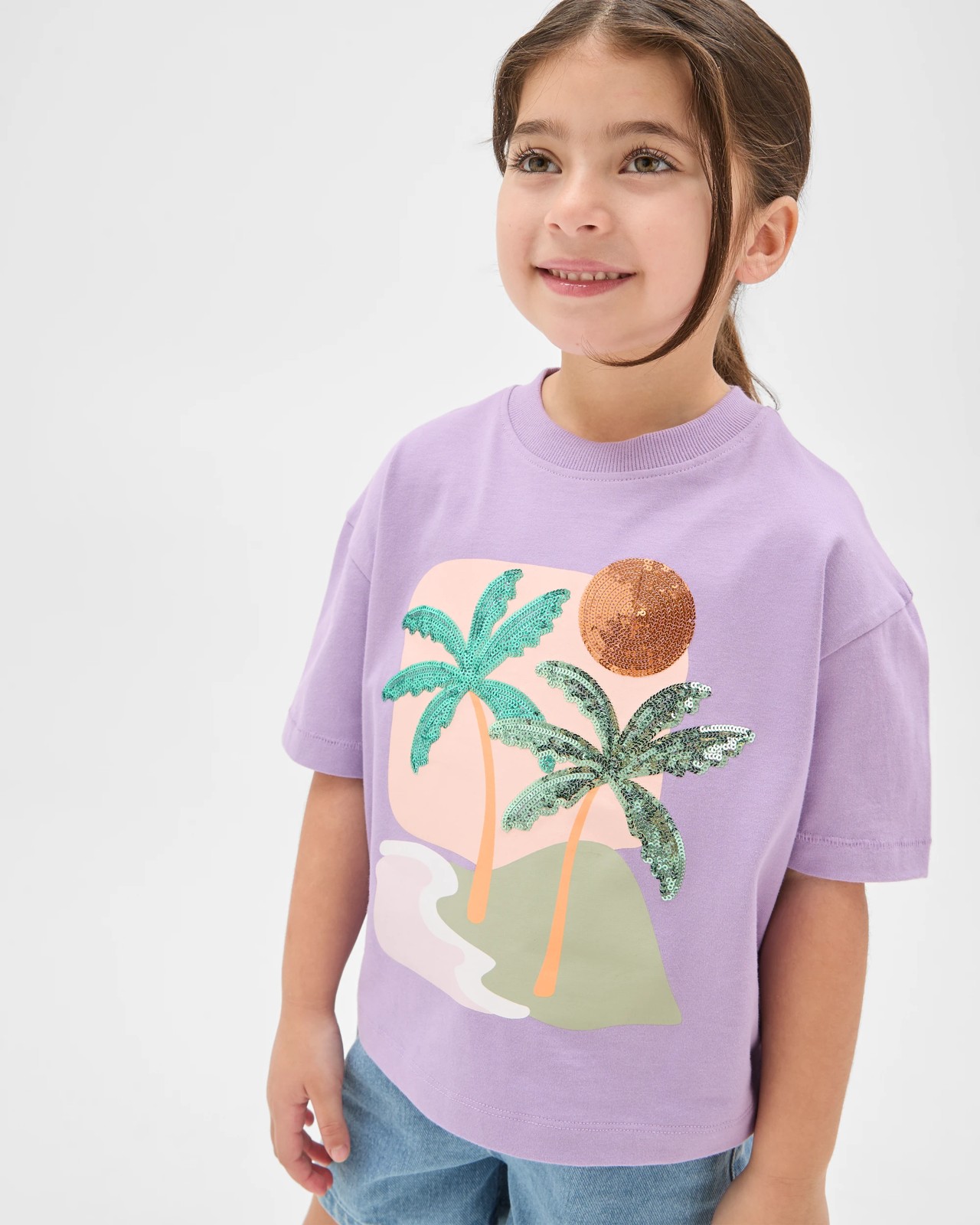 Australian Cotton Fashion T-Shirt - Purple 2 of 5