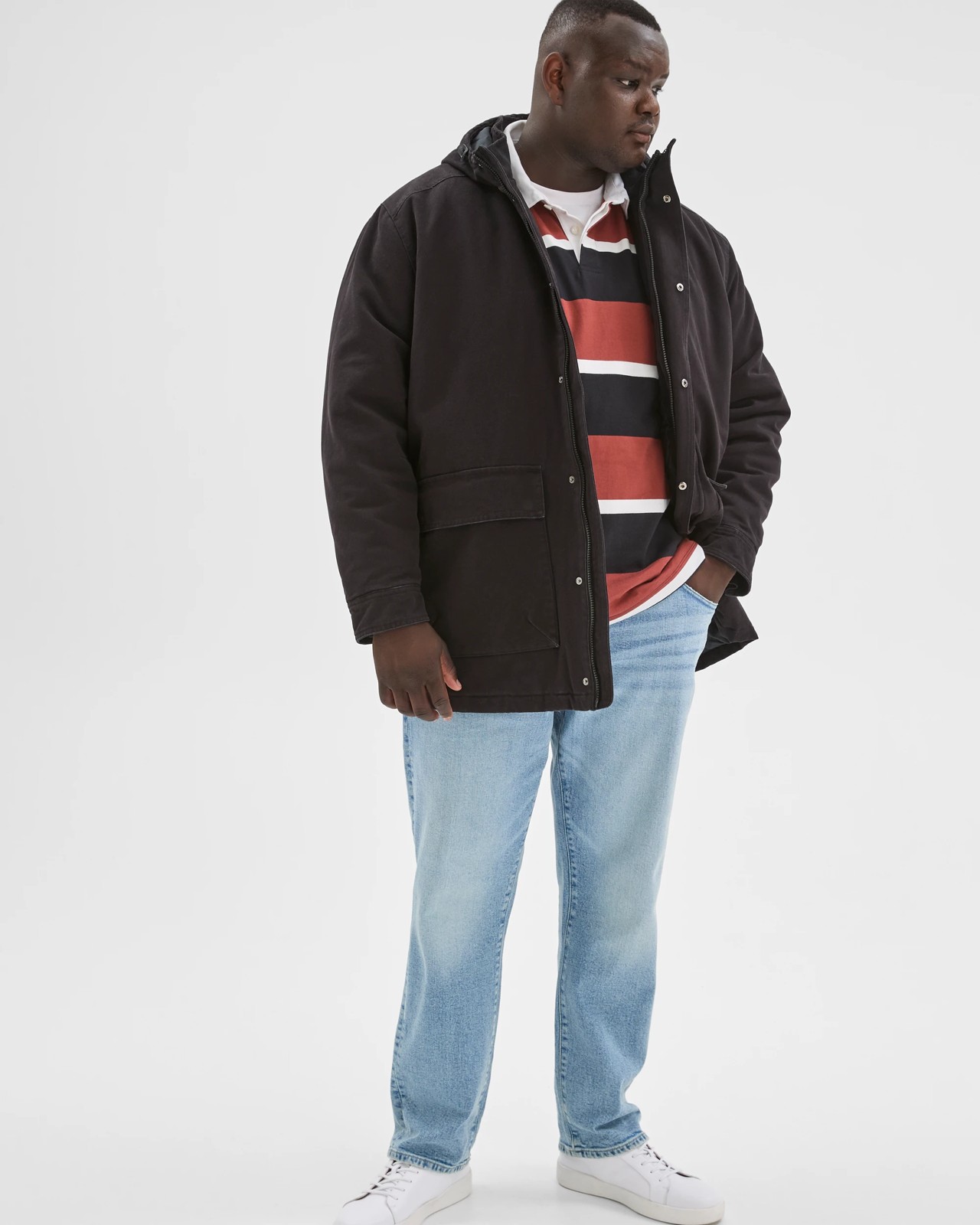 Plus Size Australian Cotton Waxed Parka Jacket 3 of 5