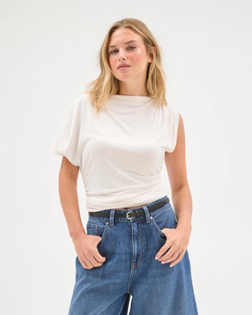 Lily Loves Asymmetrical Drape Top