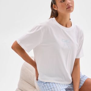 Lily Loves Australian Cotton Jersey Bow T-Shirt product image