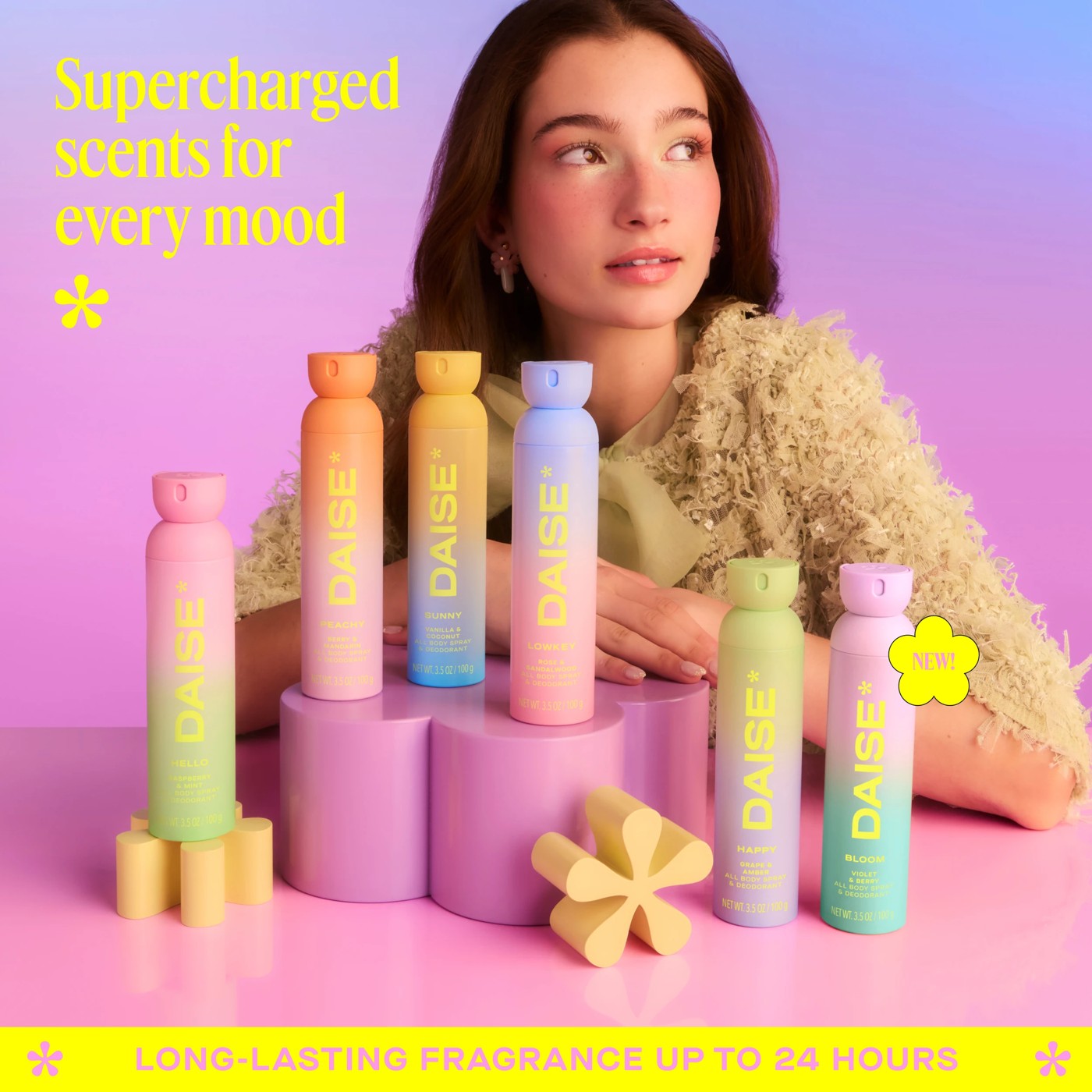DAISE Bloom All Body Spray & Deodorant 120ml - Violet and Berry 5 of 5