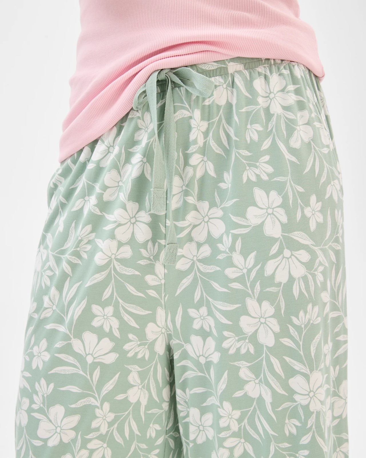 Soft Comfort Bamboo Culotte Sleep Pants 3 of 6