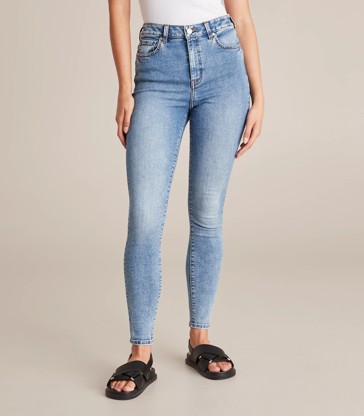 Sophie Skinny High Rise Full Length Denim Jeans