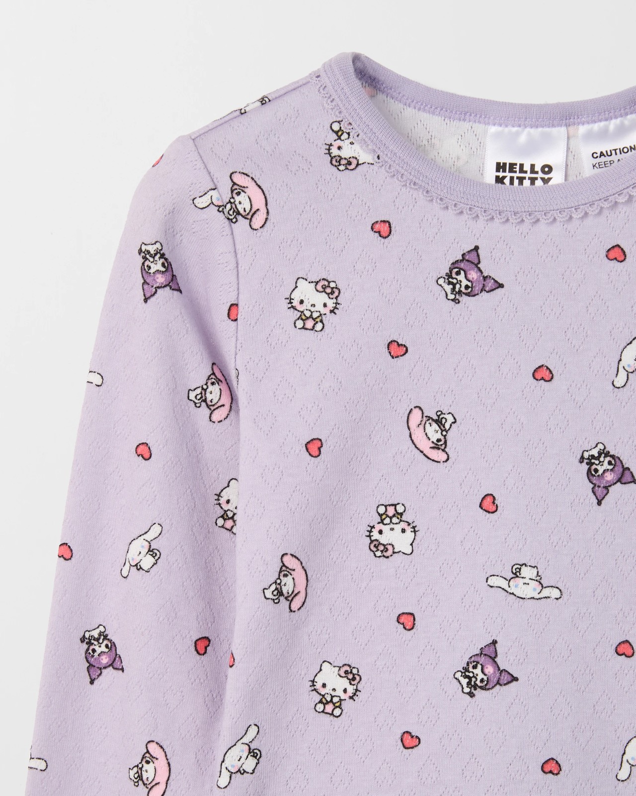 Hello Kitty Mini Me Family Matching Australian Cotton Younger Girls Pyjama Set  3 of 3