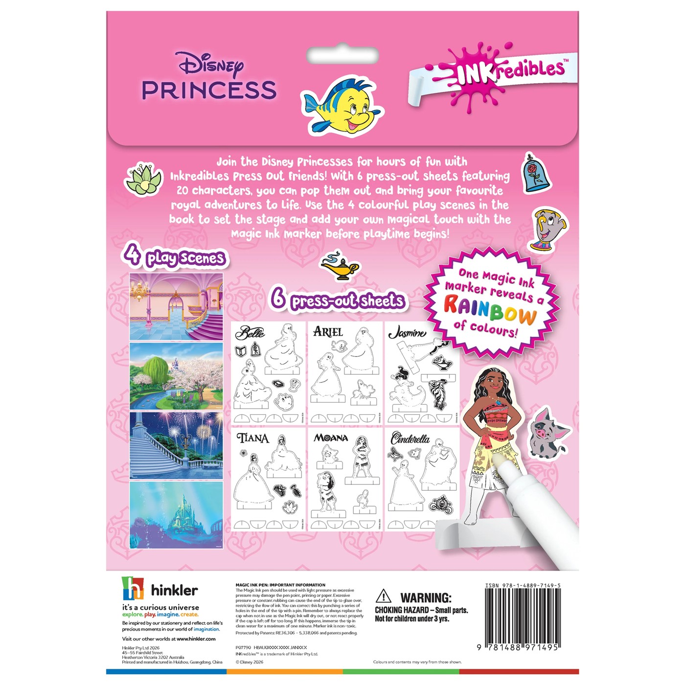 INKredibles Disney Princess Magic Ink Friends! - Book 2 of 5