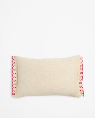 Geena Embroidered Flange Cushion