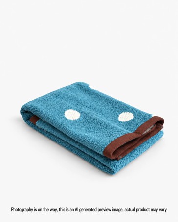 Senna Australian Cotton Polka Dot Hand Towel - Adriatic Blue
