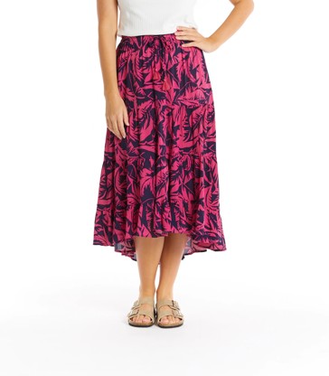 Piping Hot Midi Skirt