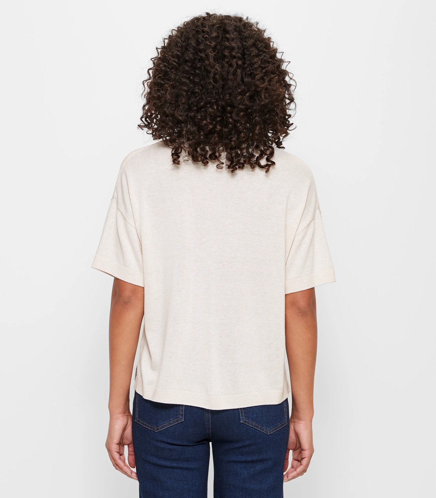 Knitted Boxy T-Shirt 4 of 5