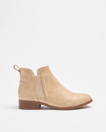 Womens Low Heel Ankle Boot - Prue