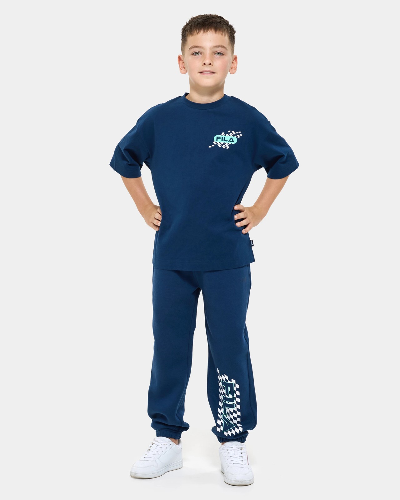 Fila Australian Cotton Hunter Short Sleeve T-Shirt - Blue 2 of 5