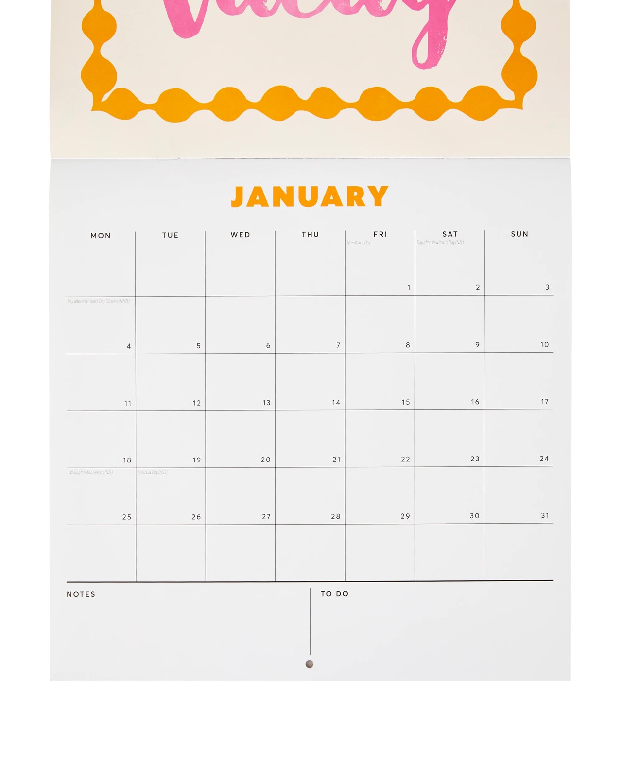 Anko 2027 Wall Vacay Calendar 3 of 6