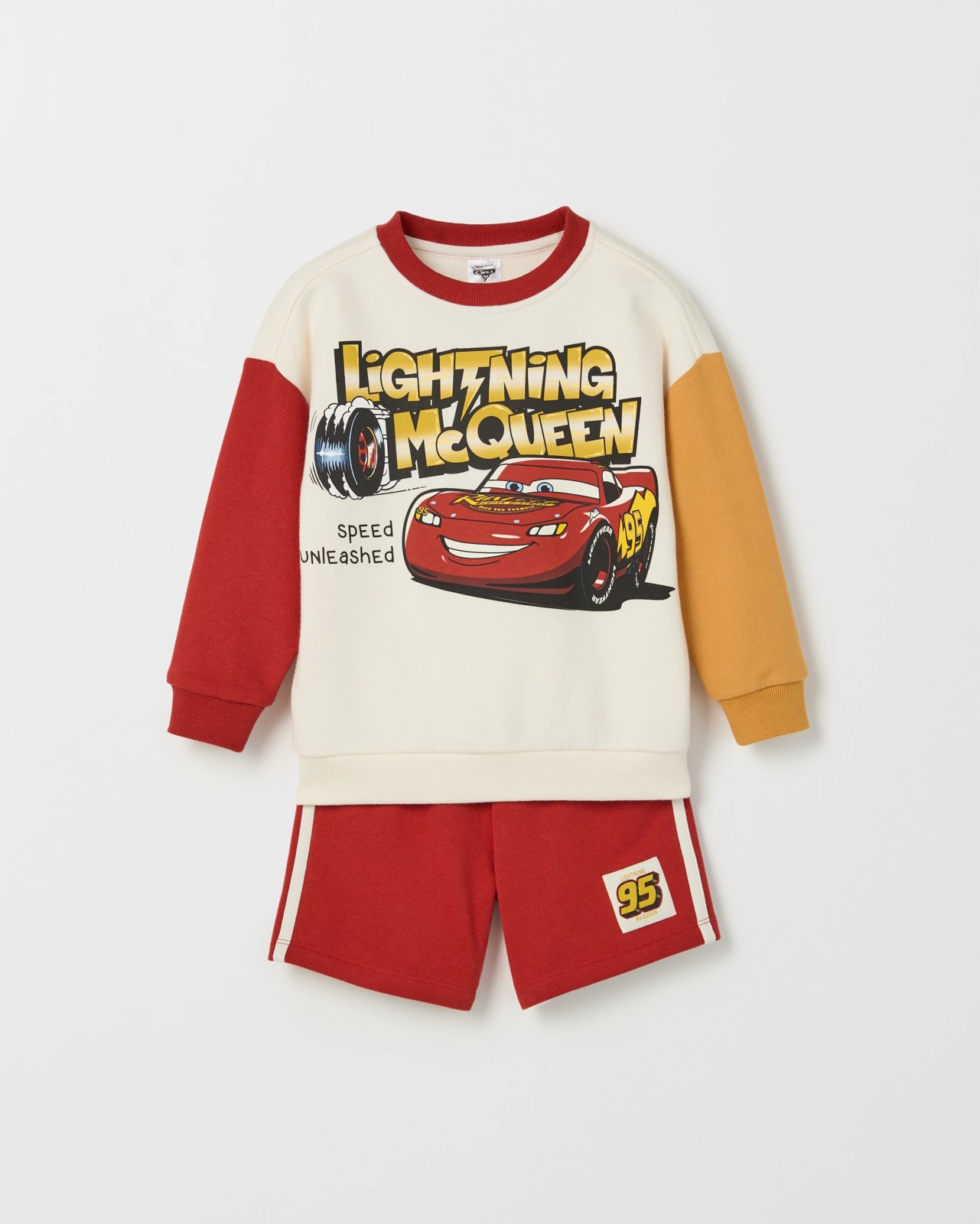 Disney Pixar Cars Australian Cotton Blend Jumper and Shorts Set 5 of 6