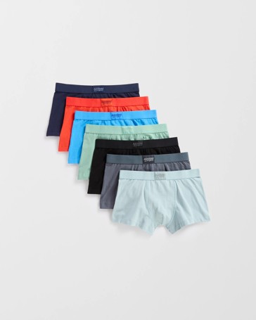 Australian Cotton Older Boys Trunks 7 Pack - Maxx