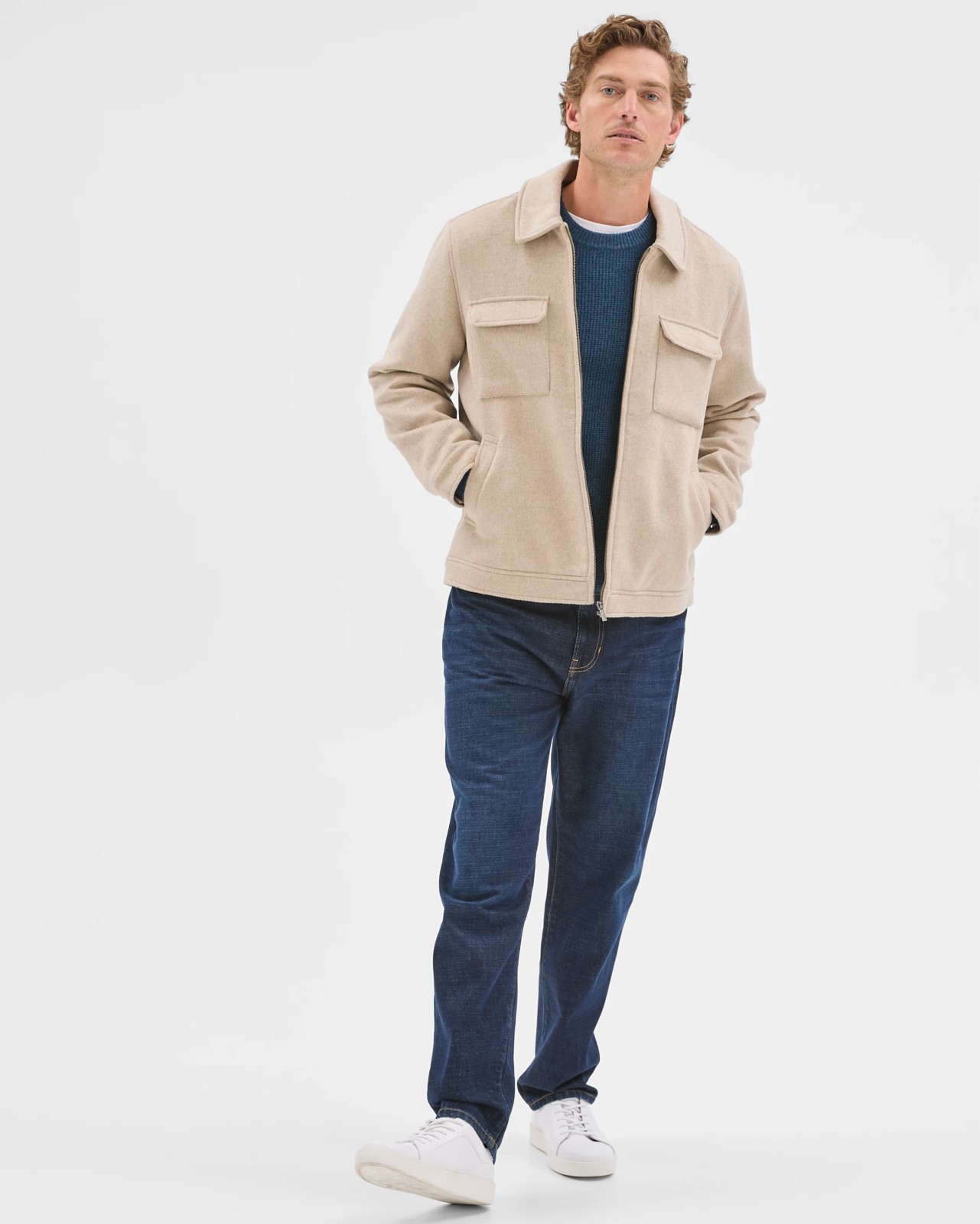 Preview Melton Jacket - Neutral 4 of 6