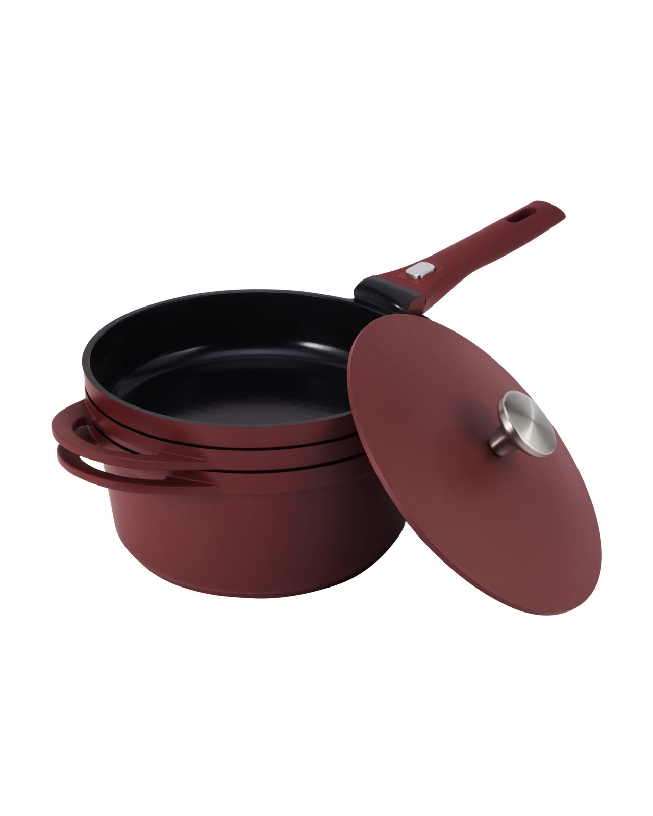 Anko 3 Piece Cast Aluminium Cookware Set - Port 3 of 6