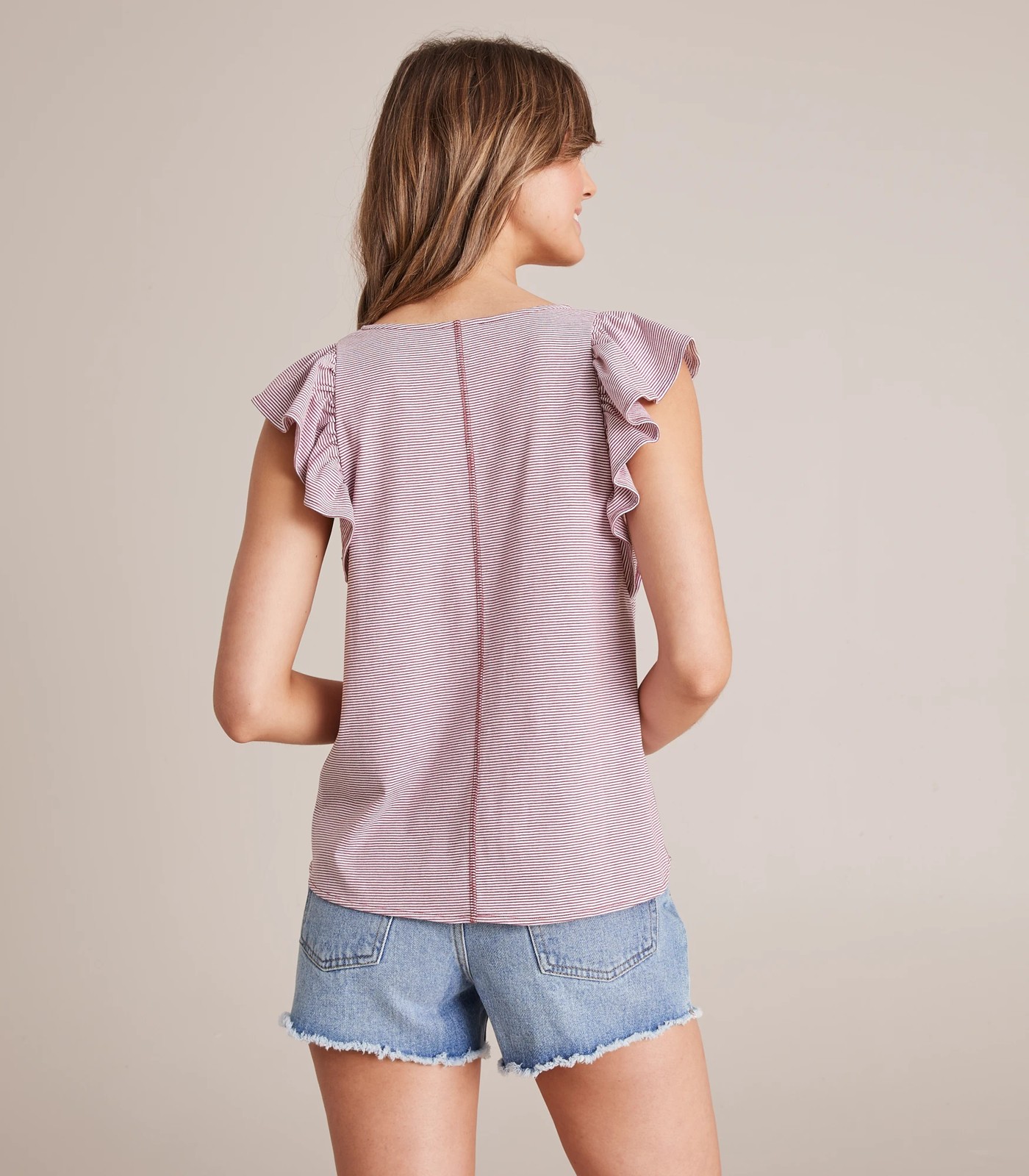 V-Neck Ruffle Sleeve Top 5 of 6