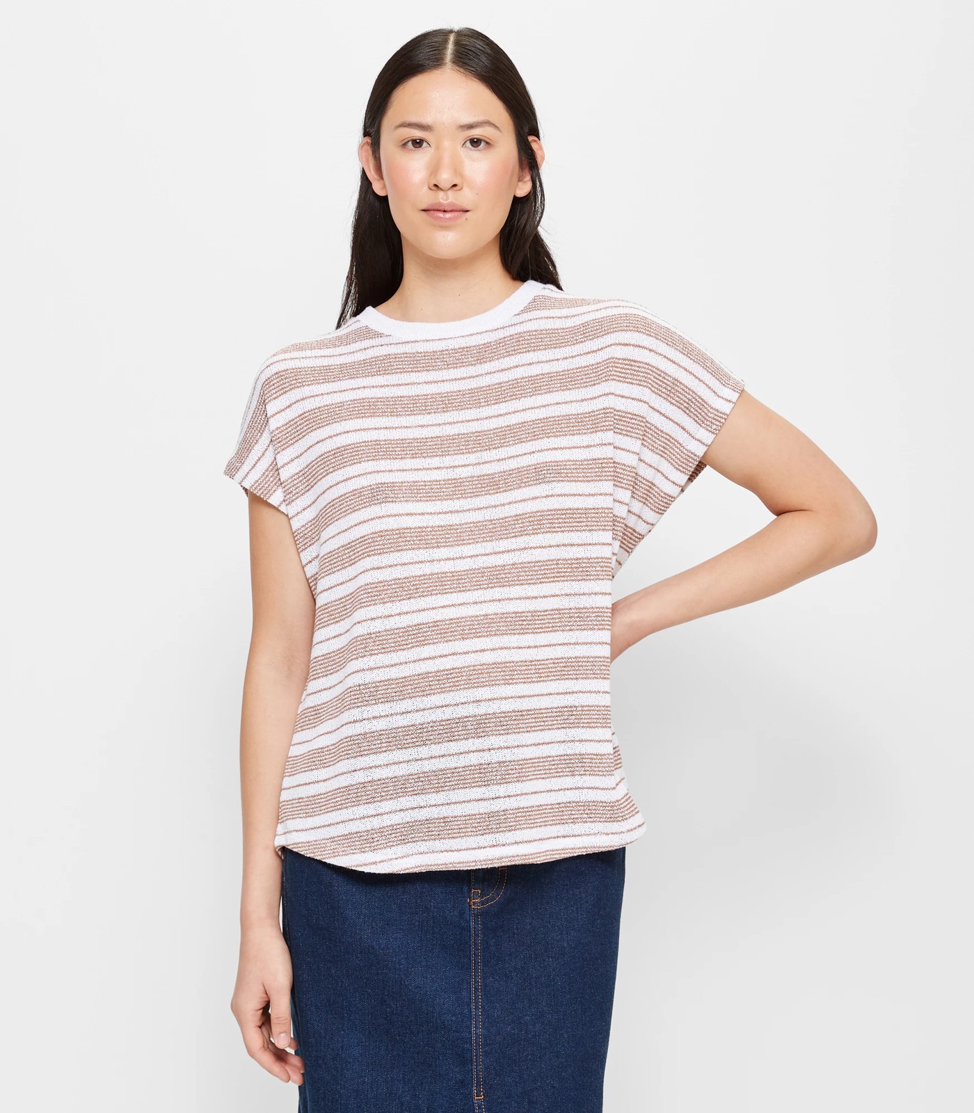Textured Knit T-Shirt | Target Australia