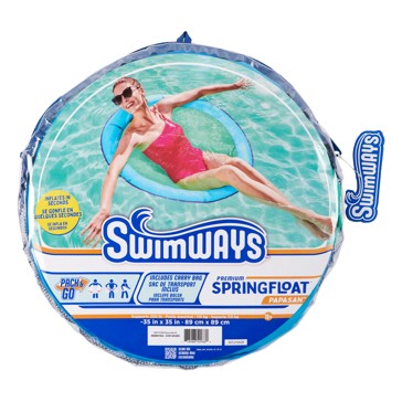 SwimWays Spring Float Papasan Pool Lounge Chair