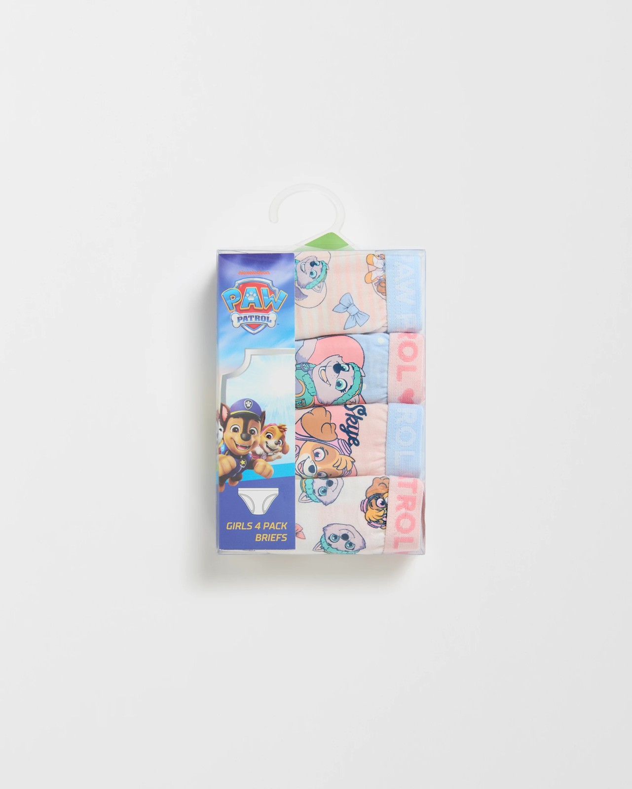 PAW Patrol Australian Cotton 4 Pack Younger Girls Briefs 2 of 2