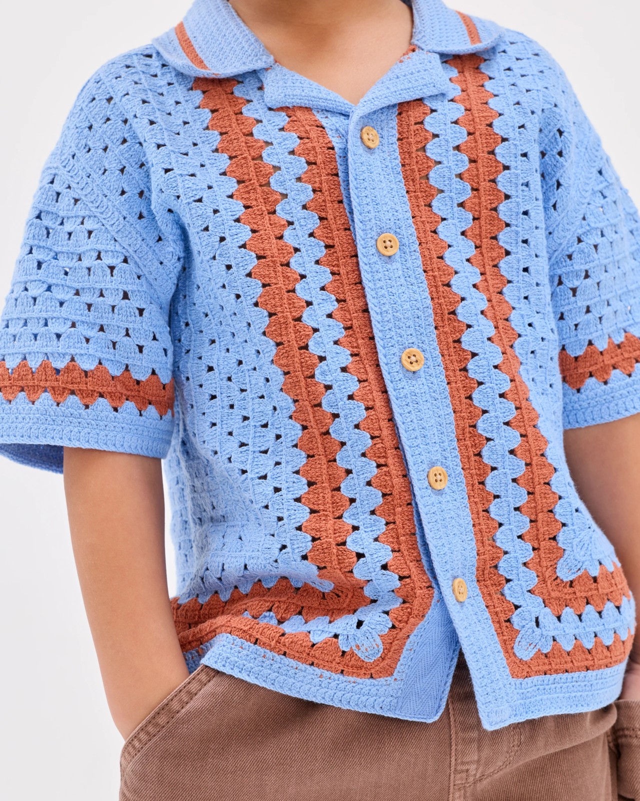 Australian Cotton Blend Short Sleeve Knit Shirt 6 of 6